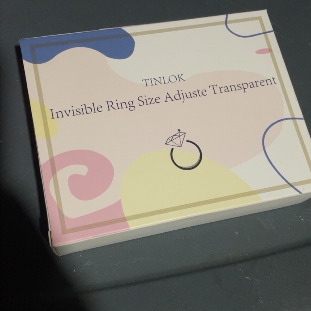 Invisible ring size adjuste transparent / nail UV LIGHT  WITH CORD
